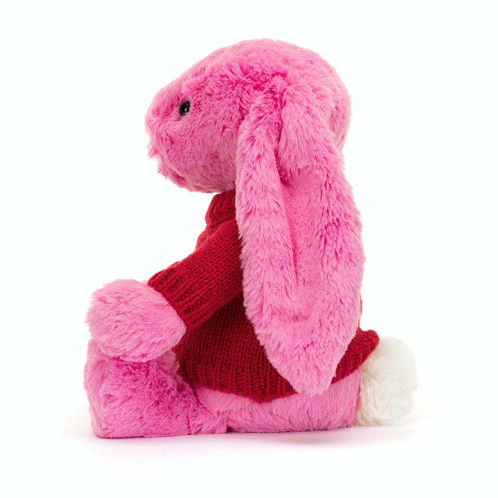 Pulls Jellycat Bashful Hot Bunny,31cm x 12cm x 9cm Rose | 04516-GEMO