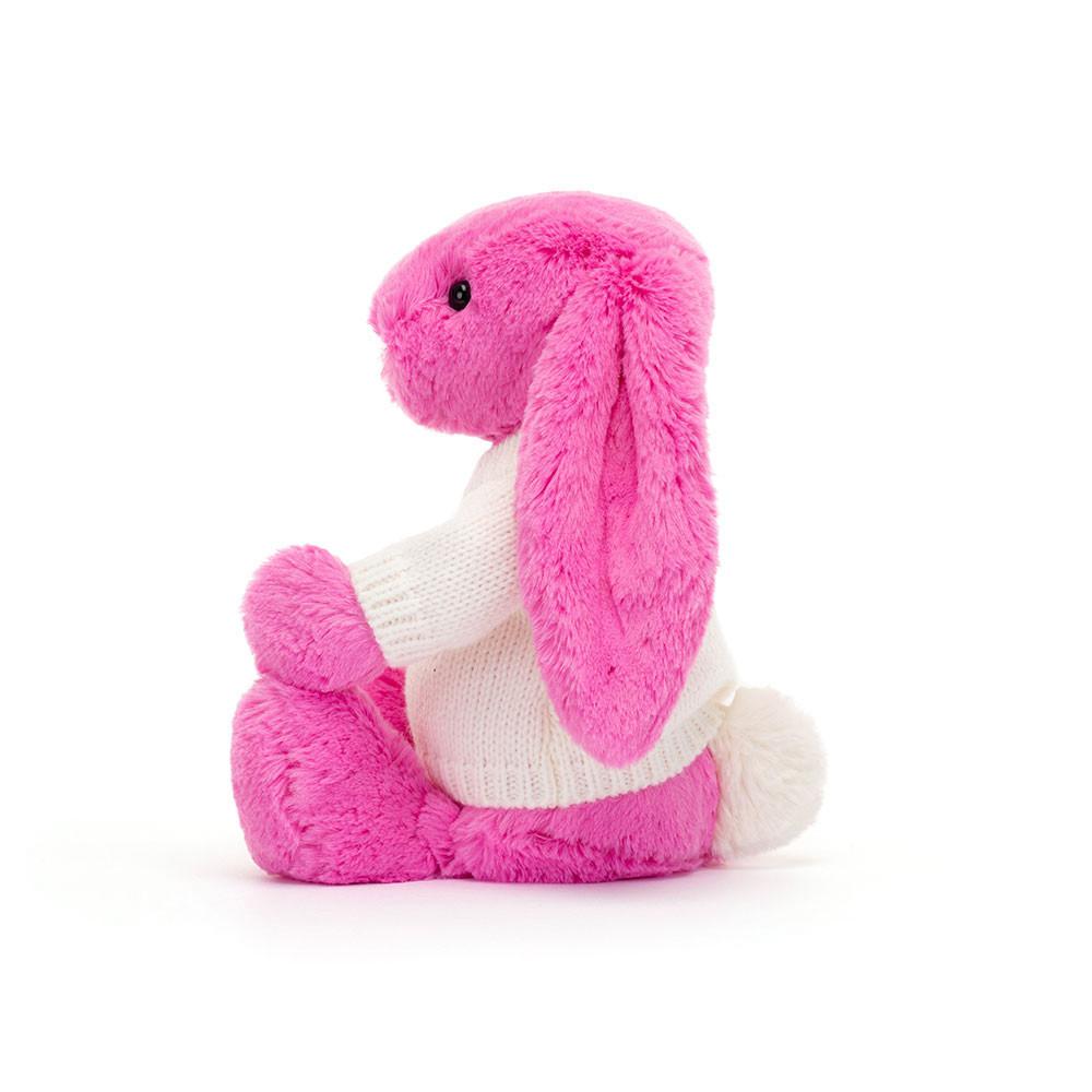 Pulls Jellycat Bashful Hot Bunny with Cream,31cm x 12cm x 9cm Rose | 17026-UJXB