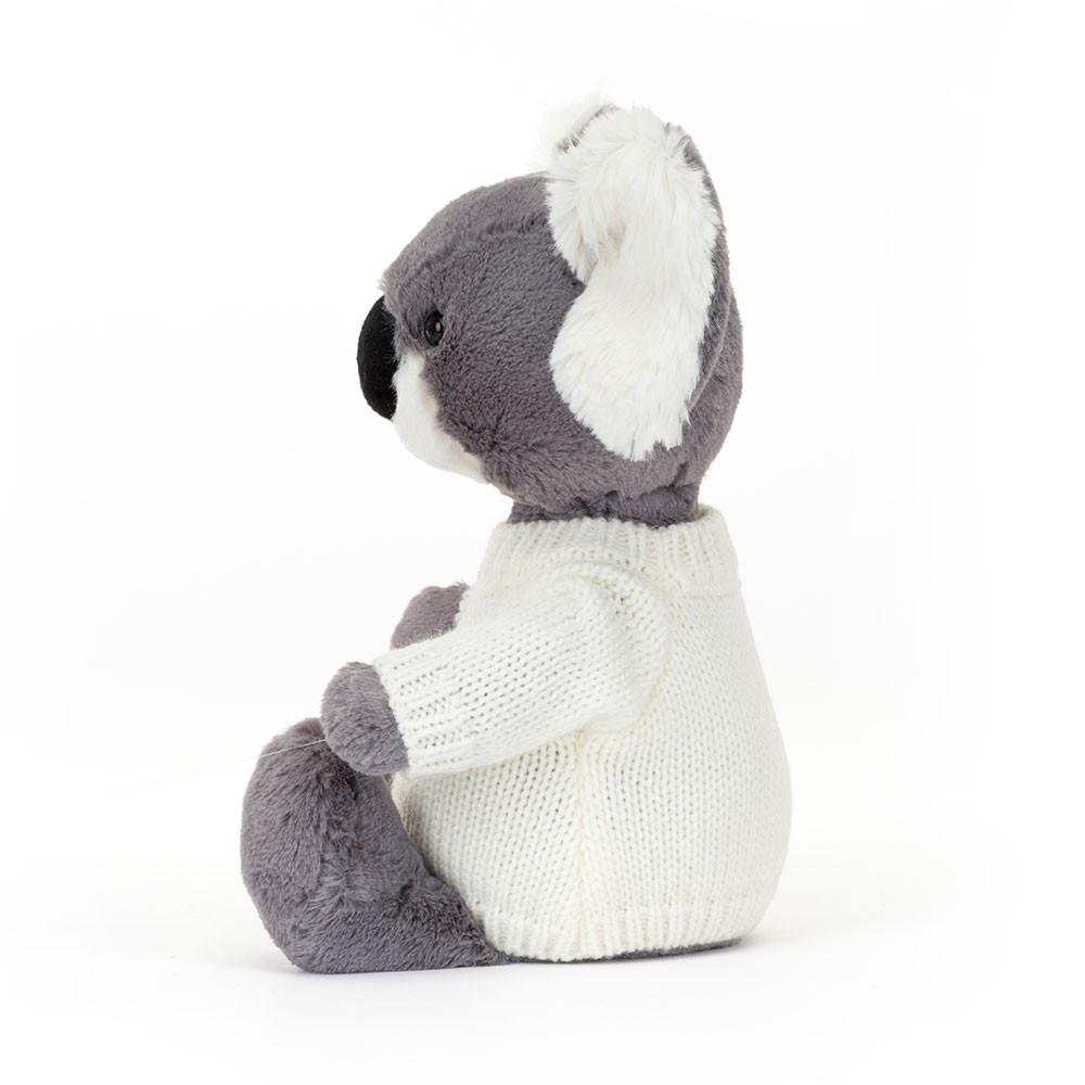 Pulls Jellycat Bashful Koala with Cream,31cm x 12cm x 9cm Grise | 54308-SZHD
