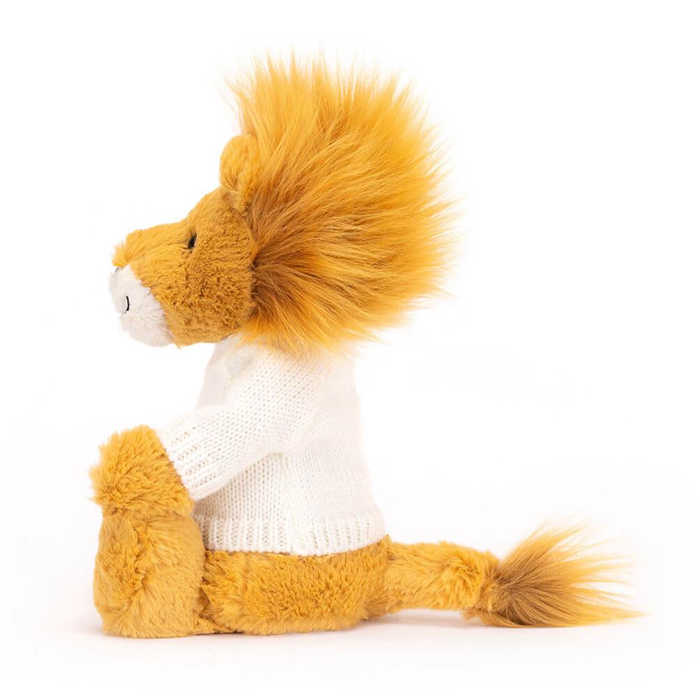 Pulls Jellycat Bashful Lion with Cream,31cm x 12cm x 9cm Jaune | 74210-FPVD