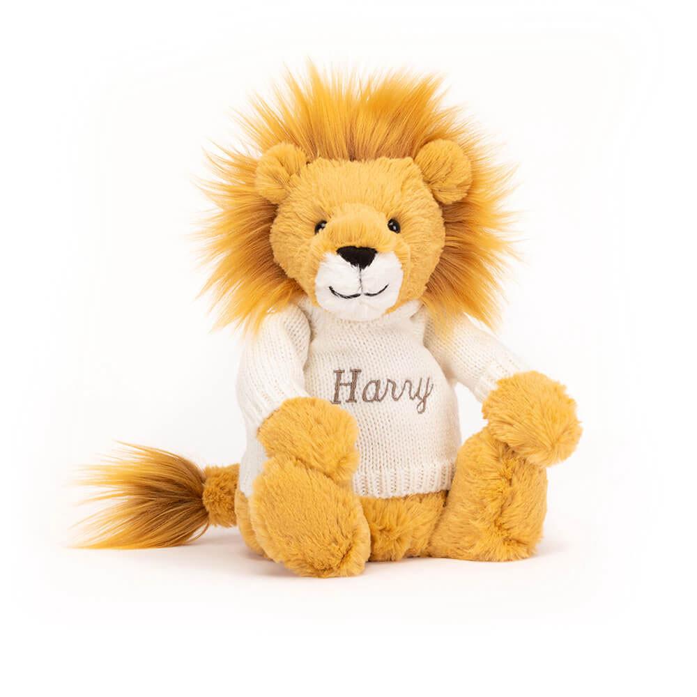 Pulls Jellycat Bashful Lion with Cream,31cm x 12cm x 9cm Jaune | 74210-FPVD