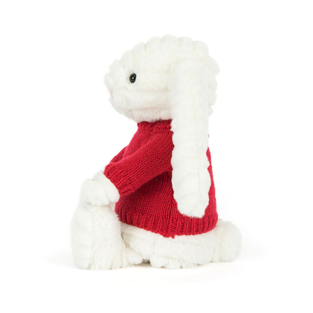 Pulls Jellycat Bashful Luxe Bunny Nimbus,31cm x 12cm x 9cm Blanche | 70395-EHAQ