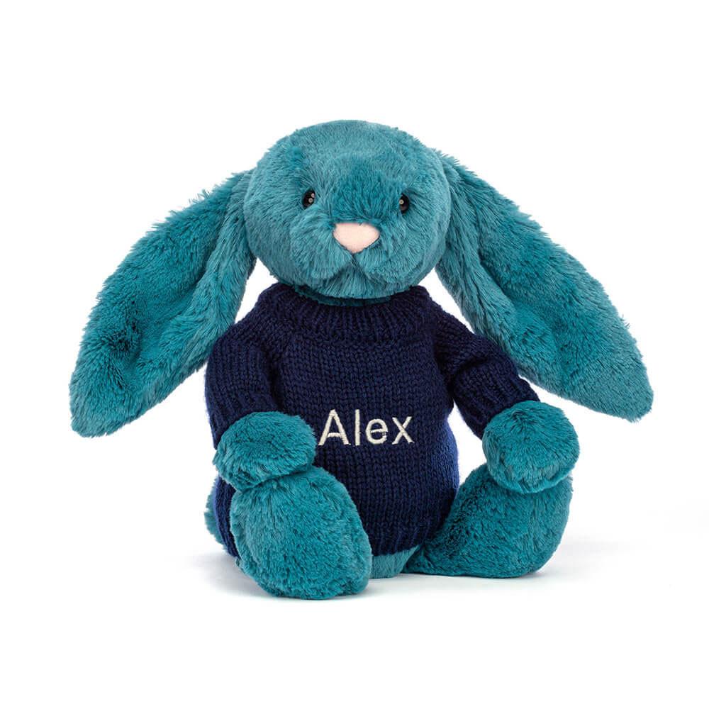 Pulls Jellycat Bashful Mineral Bunny,31cm x 12cm x 9cm Bleu | 38167-CWHQ