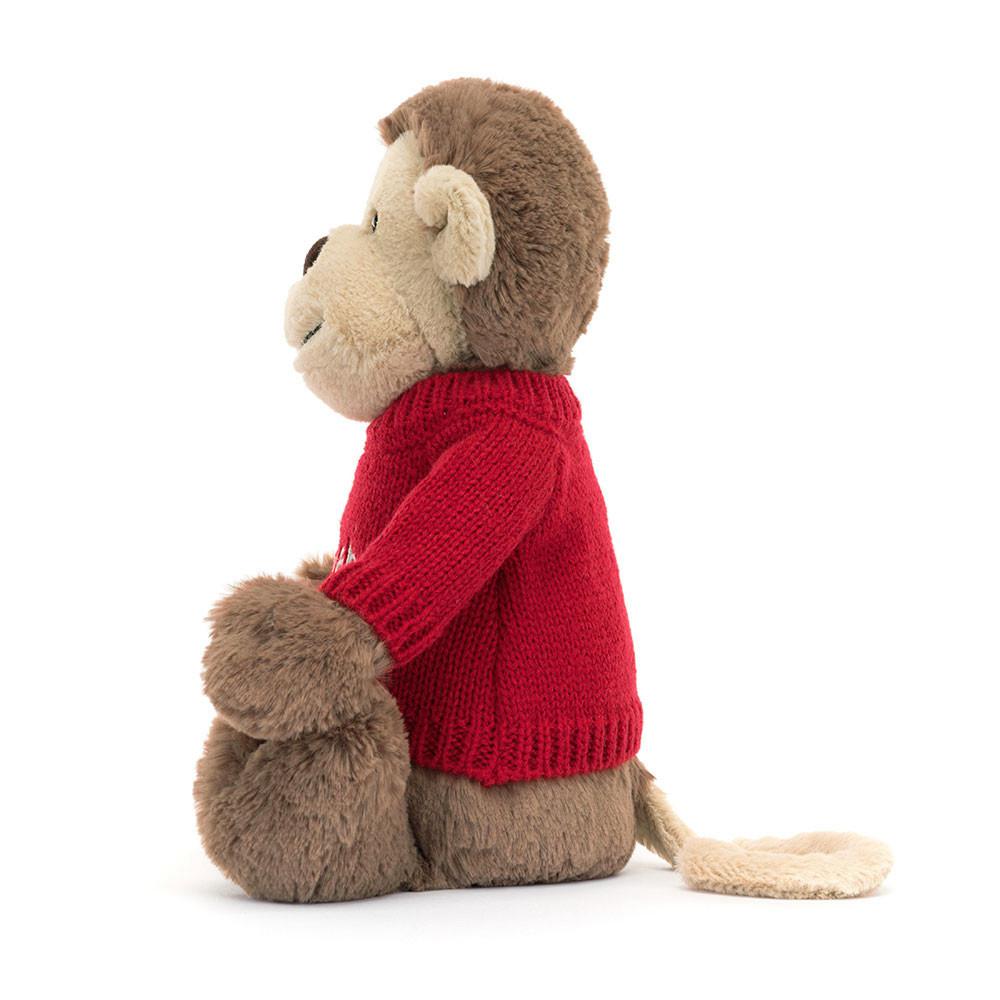 Pulls Jellycat Bashful Monkey,31cm x 12cm x 9cm Marron | 26305-ZUQJ