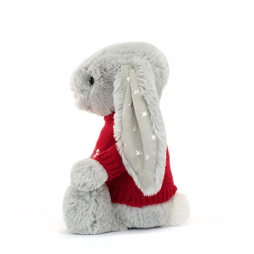 Pulls Jellycat Bashful Shimmer Bunny,31cm x 12cm x 9cm Grise | 48906-ZTPI