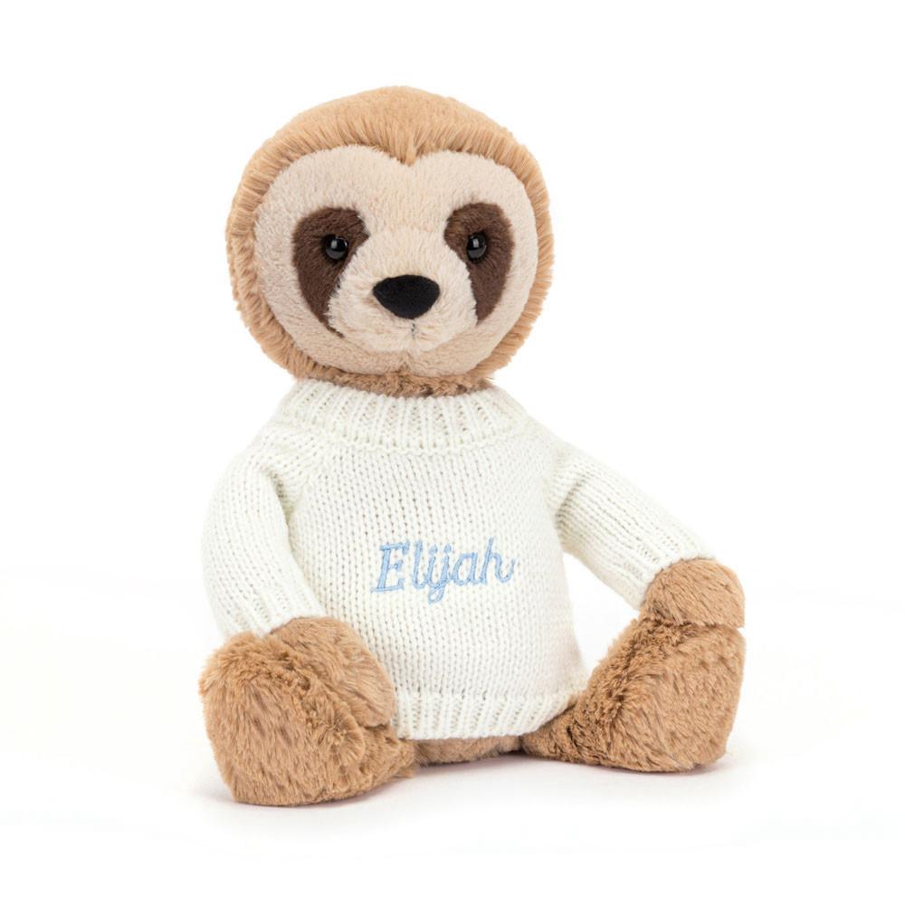 Pulls Jellycat Bashful Sloth with Cream,28cm x 10cm x 7cm Beige | 43056-GXQA
