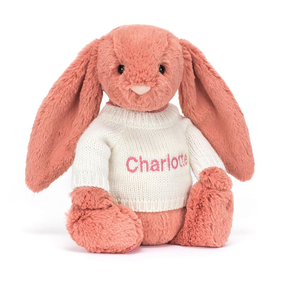 Pulls Jellycat Bashful Sorrel Bunny with Cream,31cm x 12cm x 9cm Orange | 54670-SDIQ