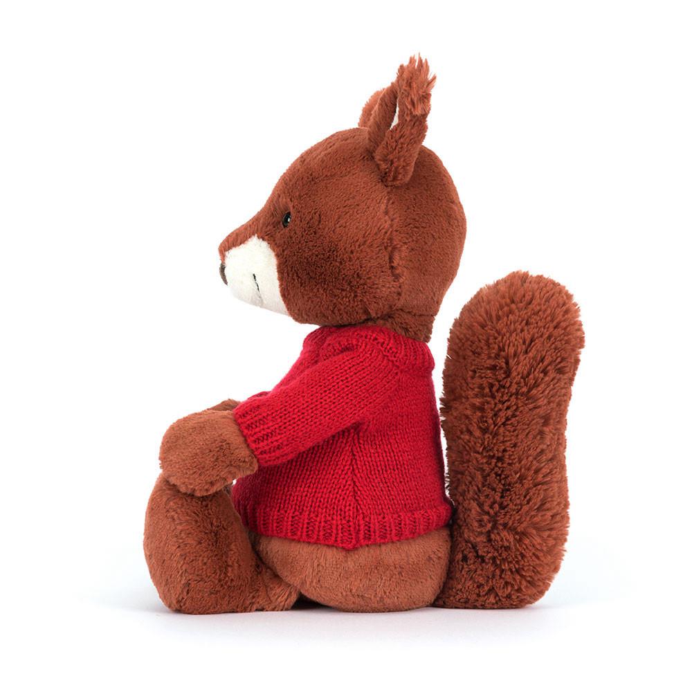 Pulls Jellycat Bashful Squirrel,31cm x 12cm x 9cm Rouge | 41897-PGAF