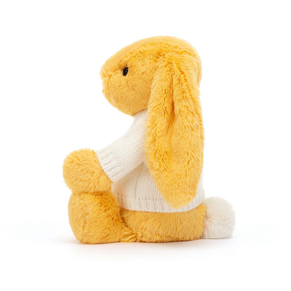 Pulls Jellycat Bashful Sunshine Bunny with Cream,31cm x 12cm x 9cm Jaune | 21859-BXCW