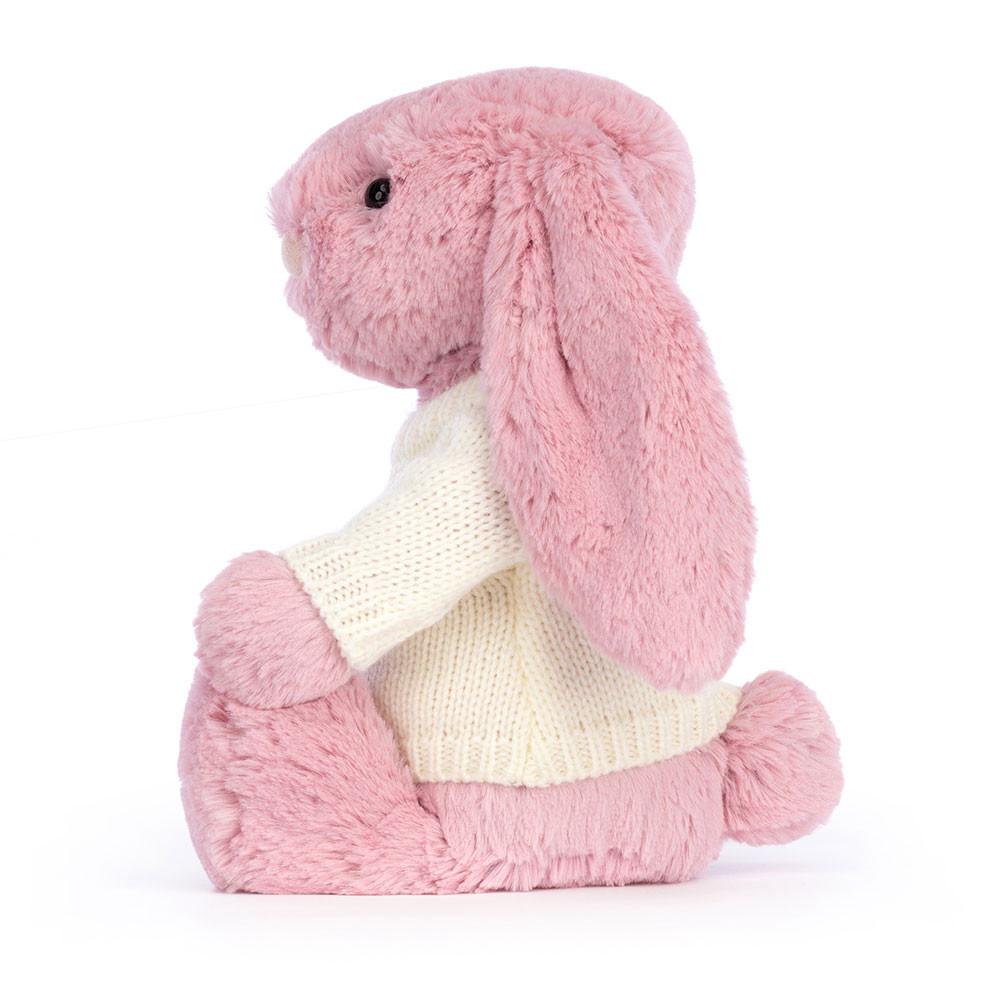 Pulls Jellycat Bashful Tulip Bunny with Cream,31cm x 12cm x 9cm Rose | 45168-SVQJ