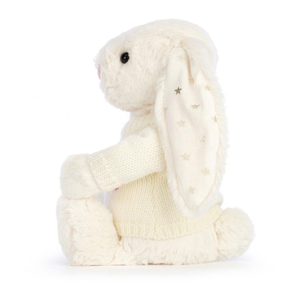 Pulls Jellycat Bashful Twinkle Bunny with Cream,31cm x 12cm x 9cm Blanche | 36429-GAJH