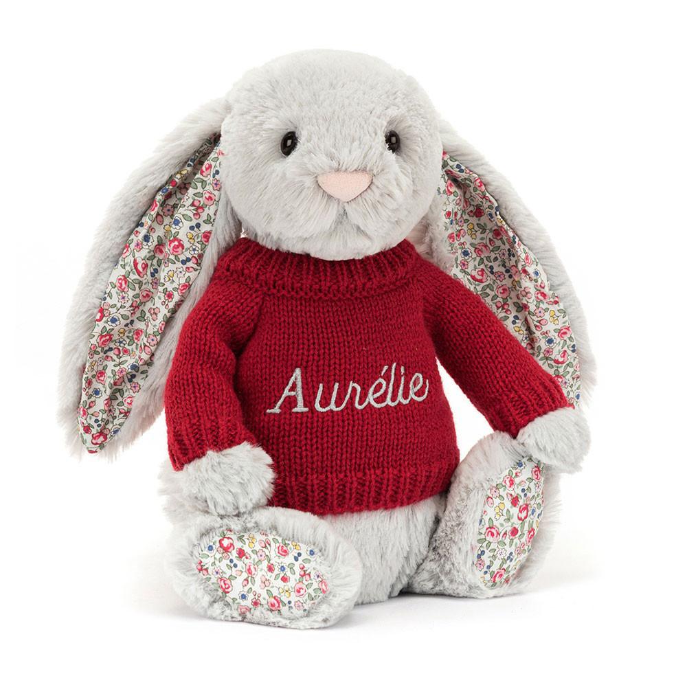 Pulls Jellycat Blossom Bunny,31cm x 12cm x 9cm Grise | 16723-FGCN