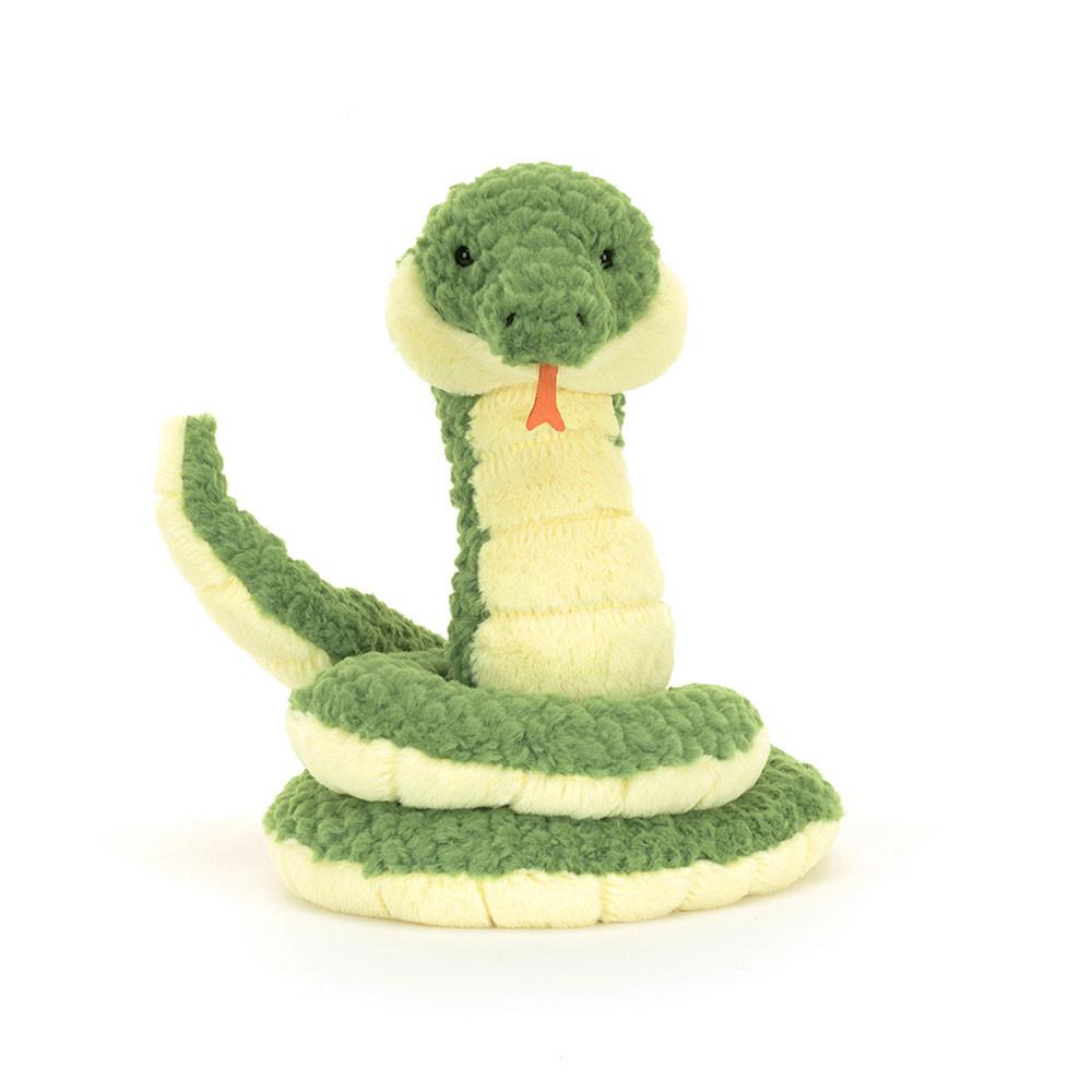 Reptiles Jellycat Peluche Cizi Snake,27cm x 22cm x 19cm Vert | 21076-ASUM