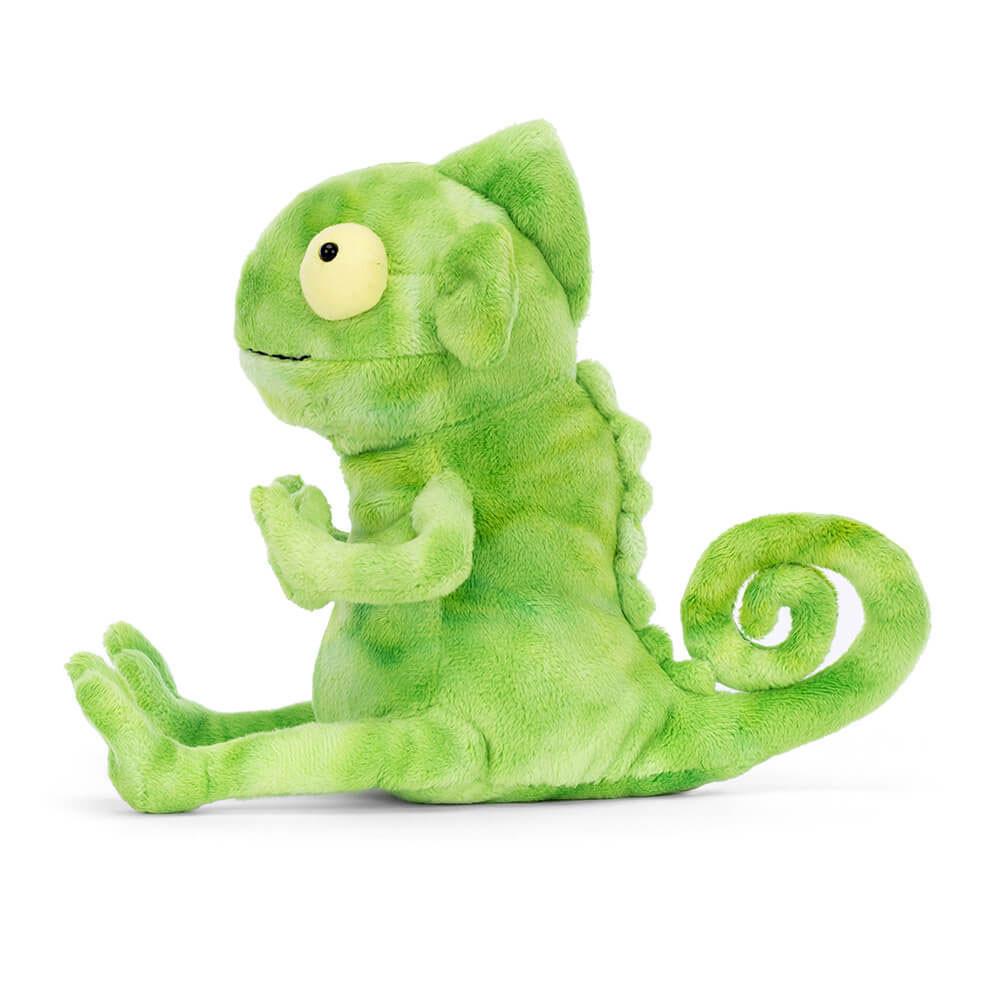 Reptiles Jellycat Peluche Frankie Frilled-Neck Lizard,25cm x 10cm x 15cm Vert | 56947-NJBV