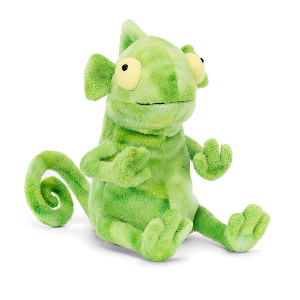 Reptiles Jellycat Peluche Frankie Frilled-Neck Lizard,25cm x 10cm x 15cm Vert | 56947-NJBV