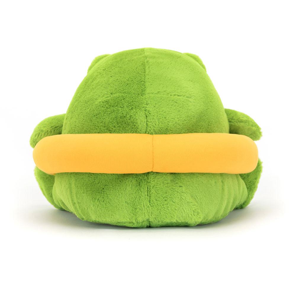 Reptiles Jellycat Peluche Ricky Rain Frog Rubber Ring,15cm x 17cm x 18cm Vert | 78046-LCOG