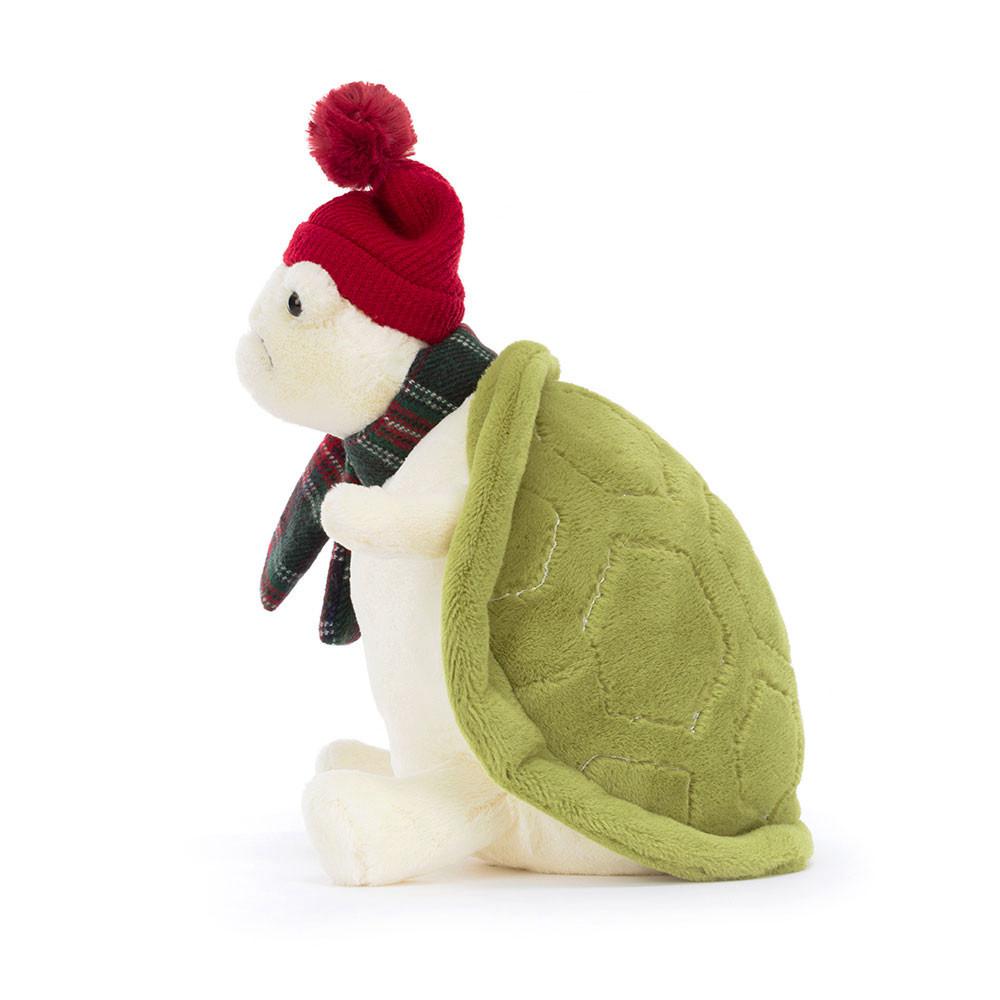 Reptiles Jellycat Peluche Snowman Timmy Turtle,28cm x 20cm x 16cm Blanche | 43716-TQUZ