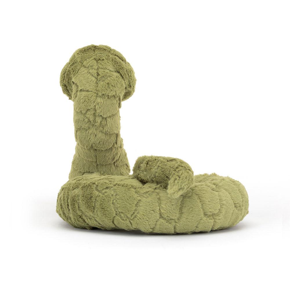 Reptiles Jellycat Peluche Stevie Snake,19cm x 10cm x 24cm Vert | 58492-YGRS