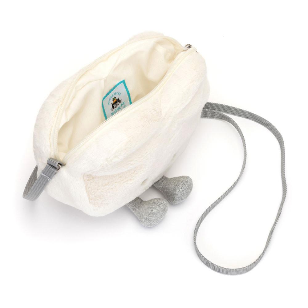 Sacs Jellycat Amuseables Cream Heart,17cm x 18cm x 5cm Blanche | 12736-TFAZ