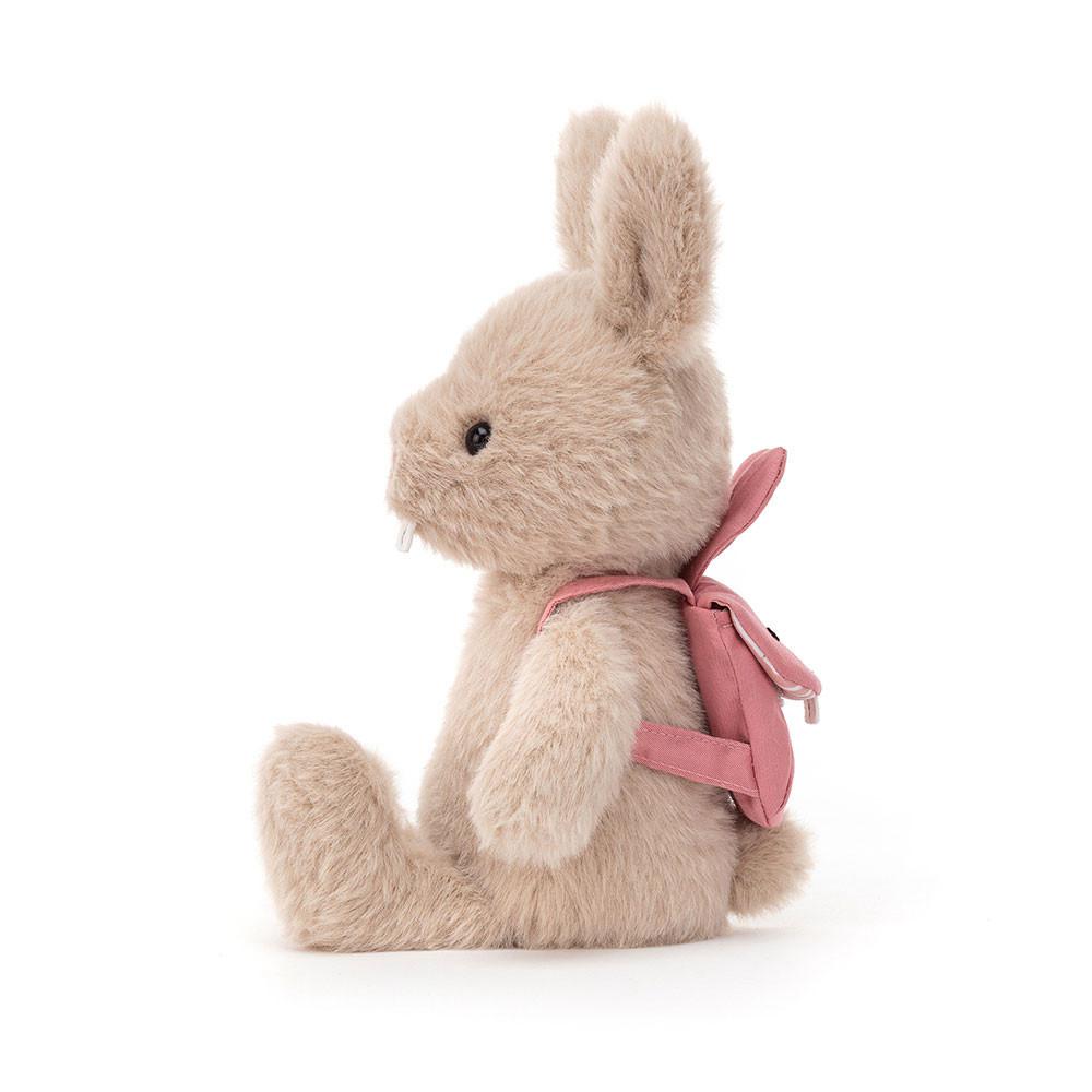 Sacs À Dos Jellycat Peluche Backpack Bunny,22cm x 9cm x 8cm Marron | 23154-ZVTA