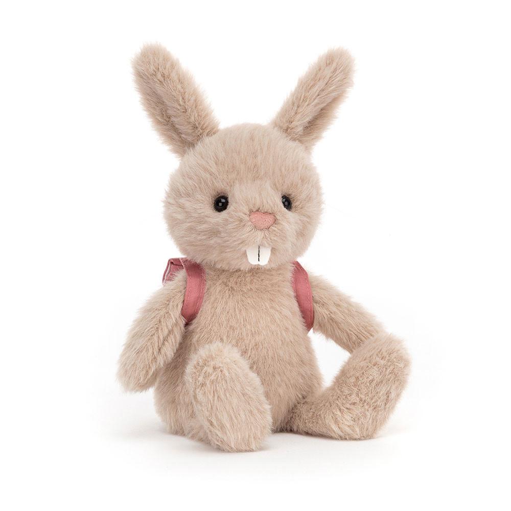 Sacs À Dos Jellycat Peluche Backpack Bunny,22cm x 9cm x 8cm Marron | 23154-ZVTA