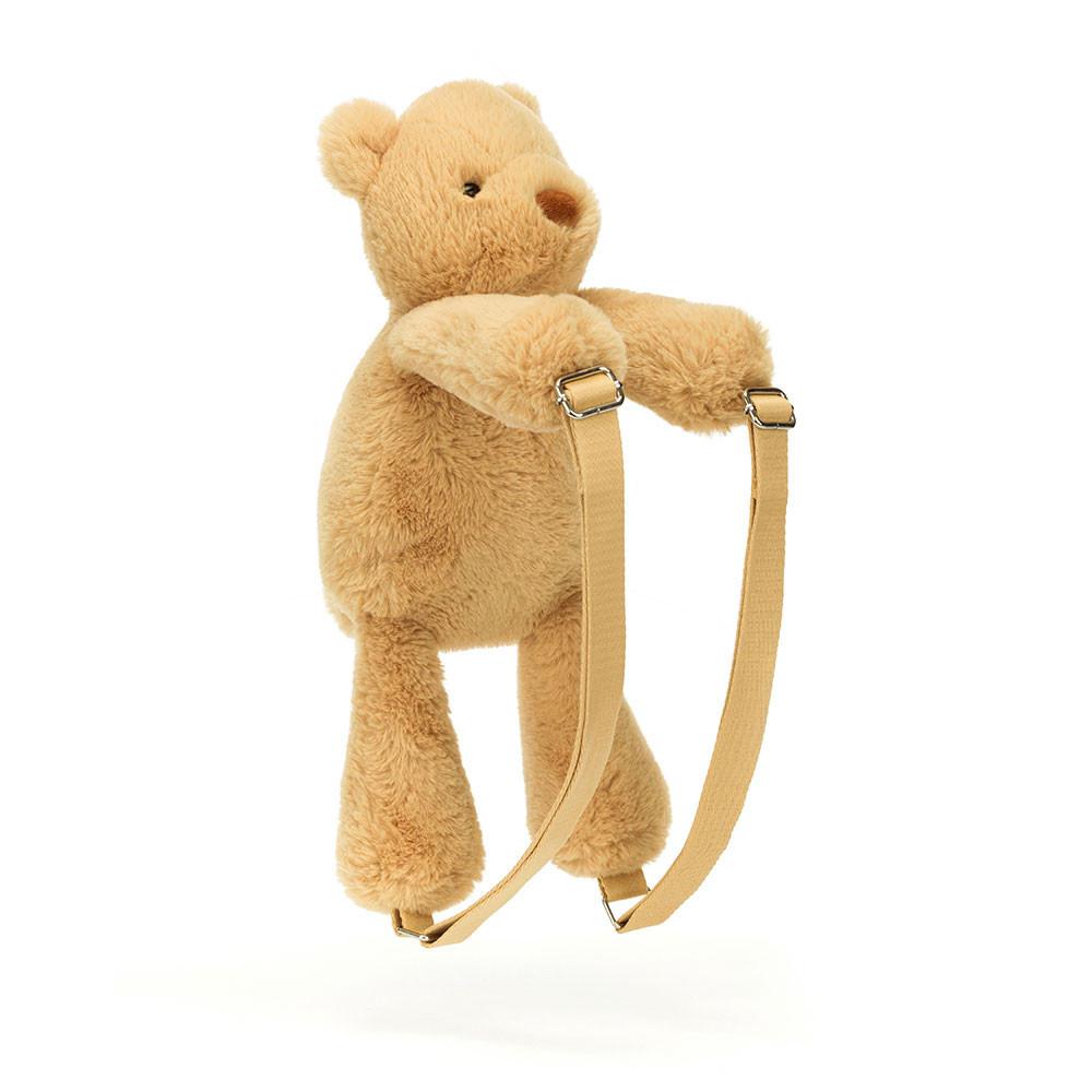 Sacs À Dos Jellycat Smudge Bear Backpack,43cm x 16cm x 12cm Marron | 93615-BZTV
