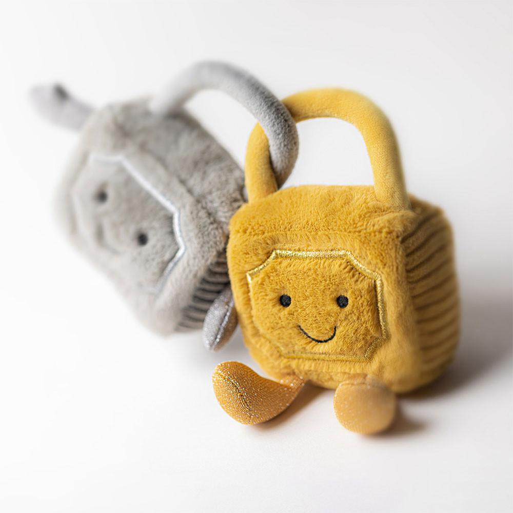 Saint Valentin Jellycat Peluche Amuseables Love Locks,14cm x 18cm x 5cm Jaune | 21690-SLCJ