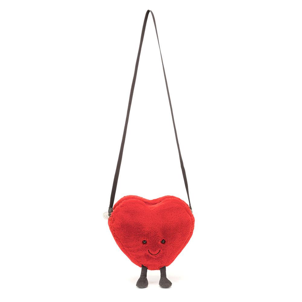 Saint Valentin Jellycat Peluche Amuseables Heart,17cm x 18cm x 5cm Rouge | 48625-XFQS