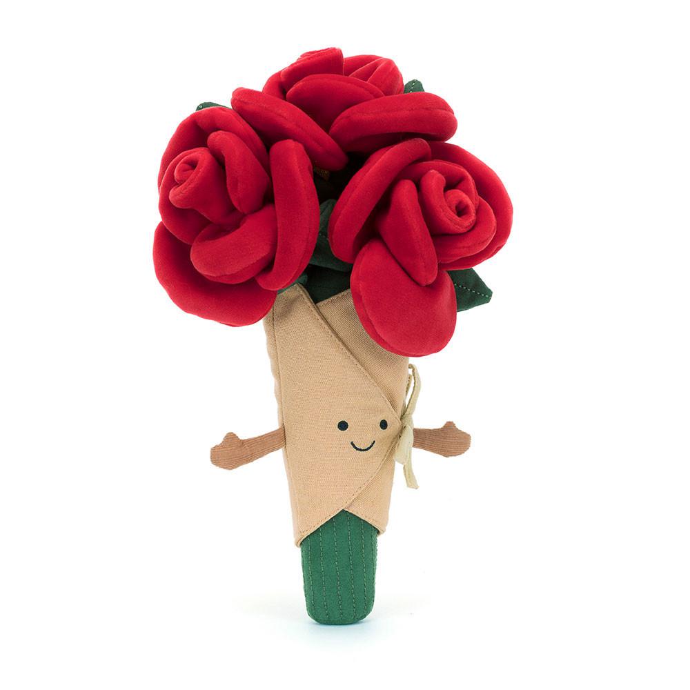 Saint Valentin Jellycat Peluche Amuseables Bouquet,30cm x 17cm x 6cm Rouge | 06827-IJHR
