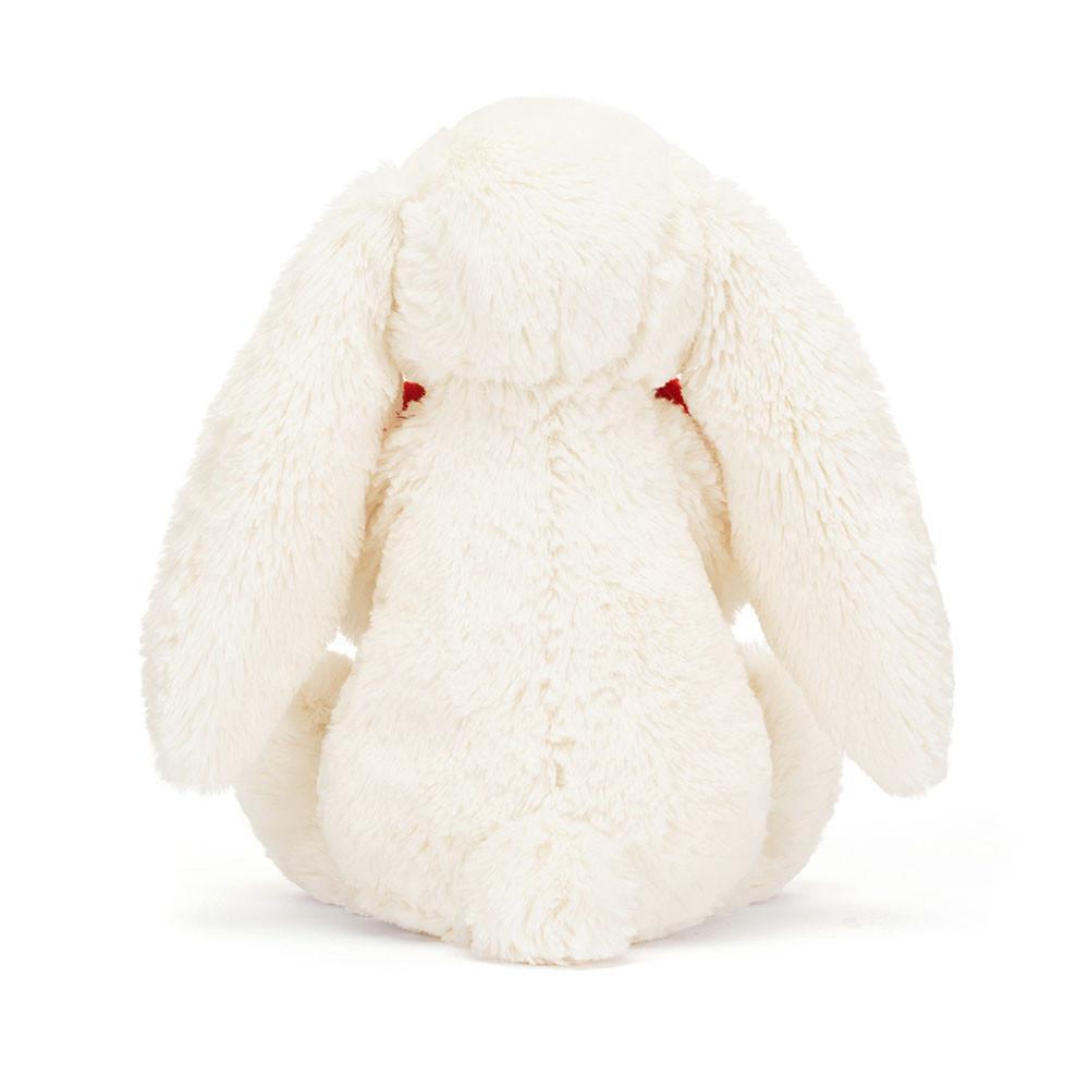 Saint Valentin Jellycat Peluche Bashful Love Heart Bunny,31cm x 12cm x 9cm Blanche | 81753-XTOY