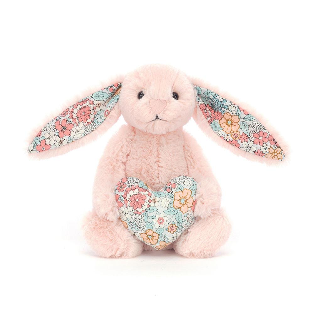Saint Valentin Jellycat Peluche Blossom Heart Bunny,15cm x 8cm x 6cm Rose | 60754-LHBE