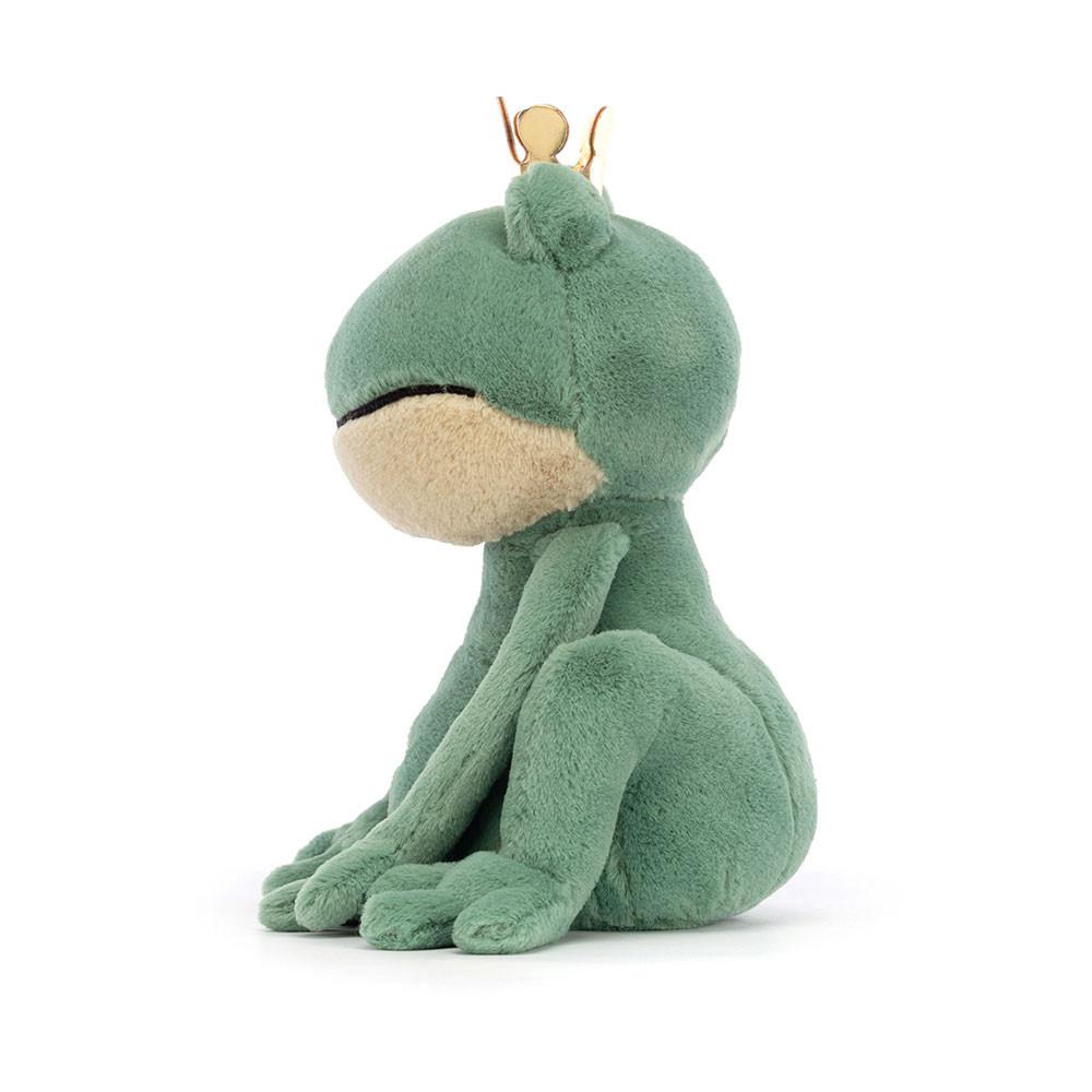 Saint Valentin Jellycat Peluche Fabian Frog Prince,23cm x 21cm x 11cm Vert | 06853-GIPK