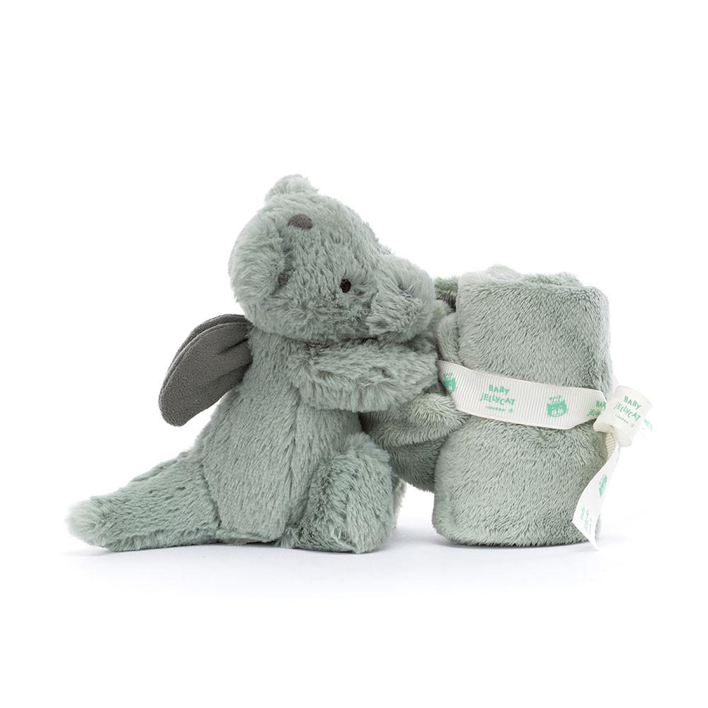 Soothers Jellycat Bashful Dragon,15cm x 34cm x 34cm Vert | 94370-PFHR