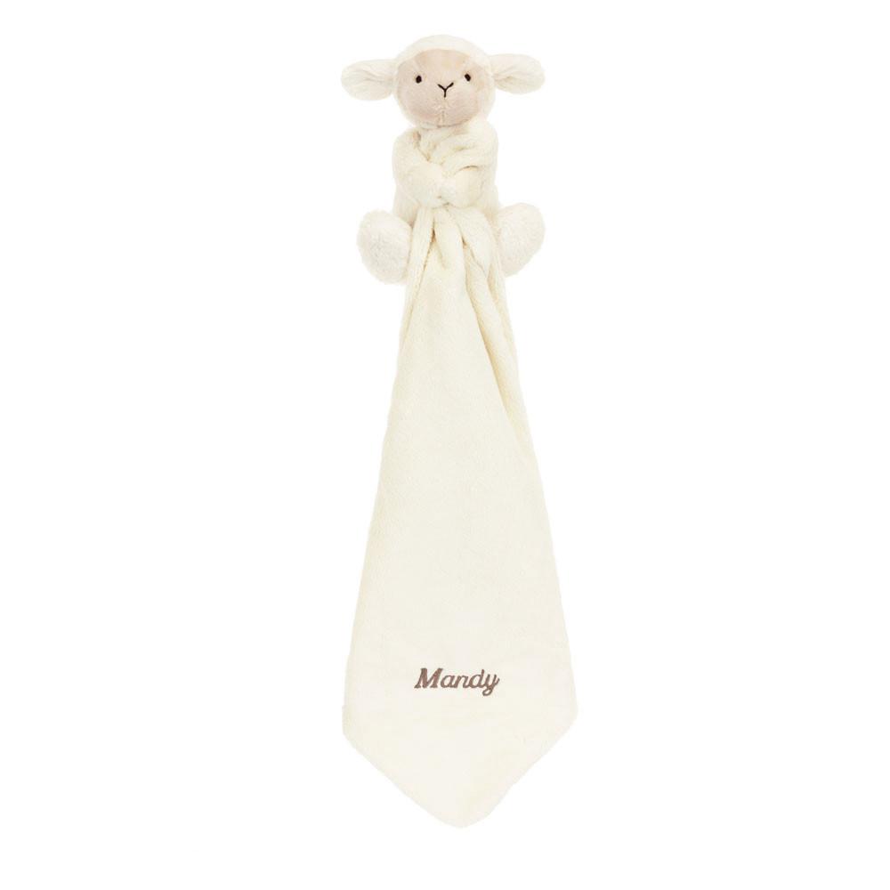 Soothers Jellycat Bashful Lamb,15cm x 34cm x 34cm Blanche | 60935-FNDI