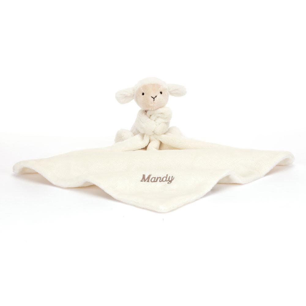 Soothers Jellycat Bashful Lamb,15cm x 34cm x 34cm Blanche | 60935-FNDI