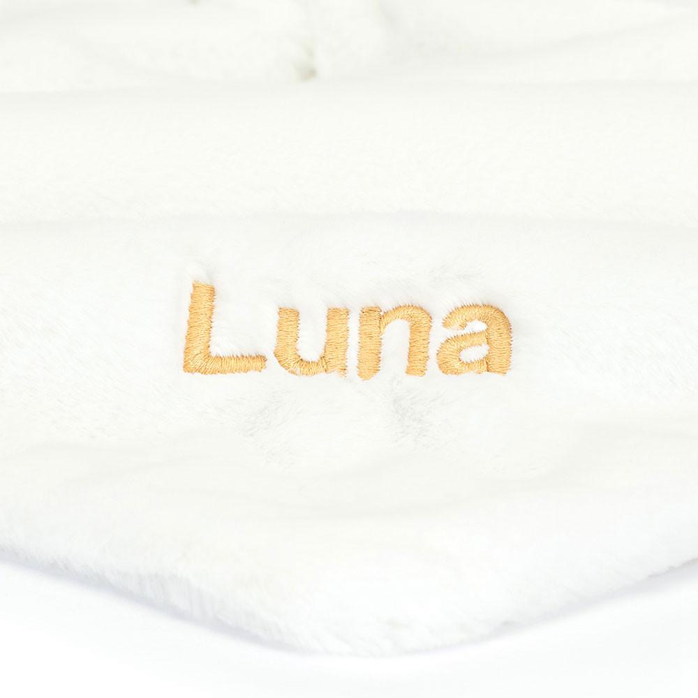 Soothers Jellycat Bashful Luxe Bunny Luna,15cm x 34cm x 34cm Blanche | 20498-PKLJ
