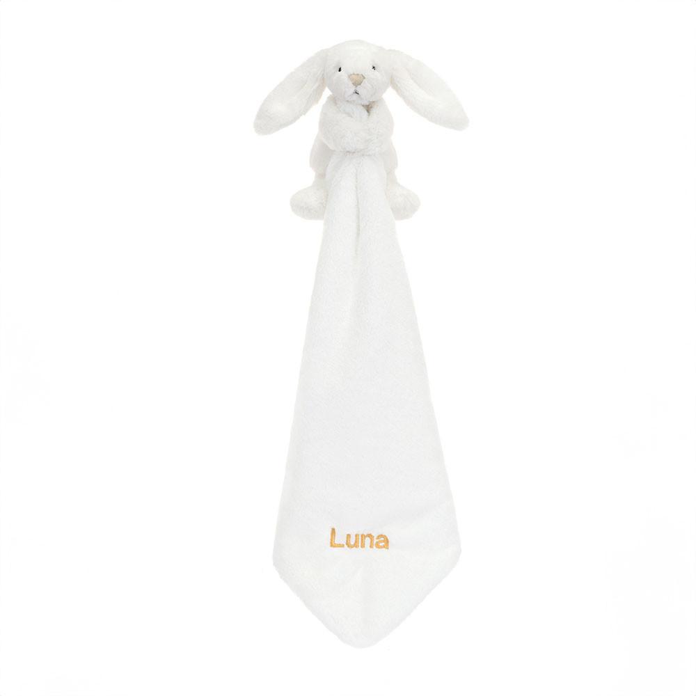 Soothers Jellycat Bashful Luxe Bunny Luna,15cm x 34cm x 34cm Blanche | 20498-PKLJ