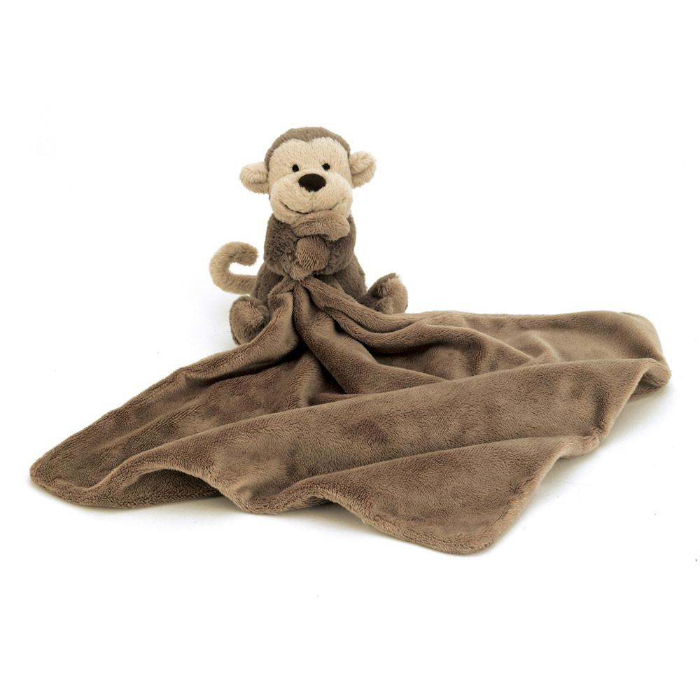Soothers Jellycat Bashful Monkey,15cm x 34cm x 34cm Marron | 03679-BUMK