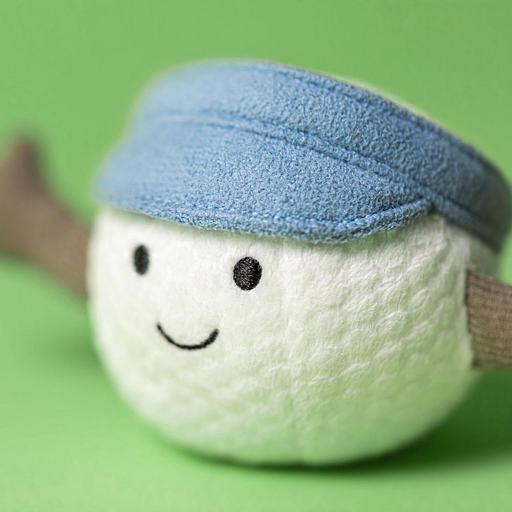Sports Jellycat Peluche Amuseables Sports Golf Ball,6cm x 6cm x 6cm Blanche | 90546-OQDM