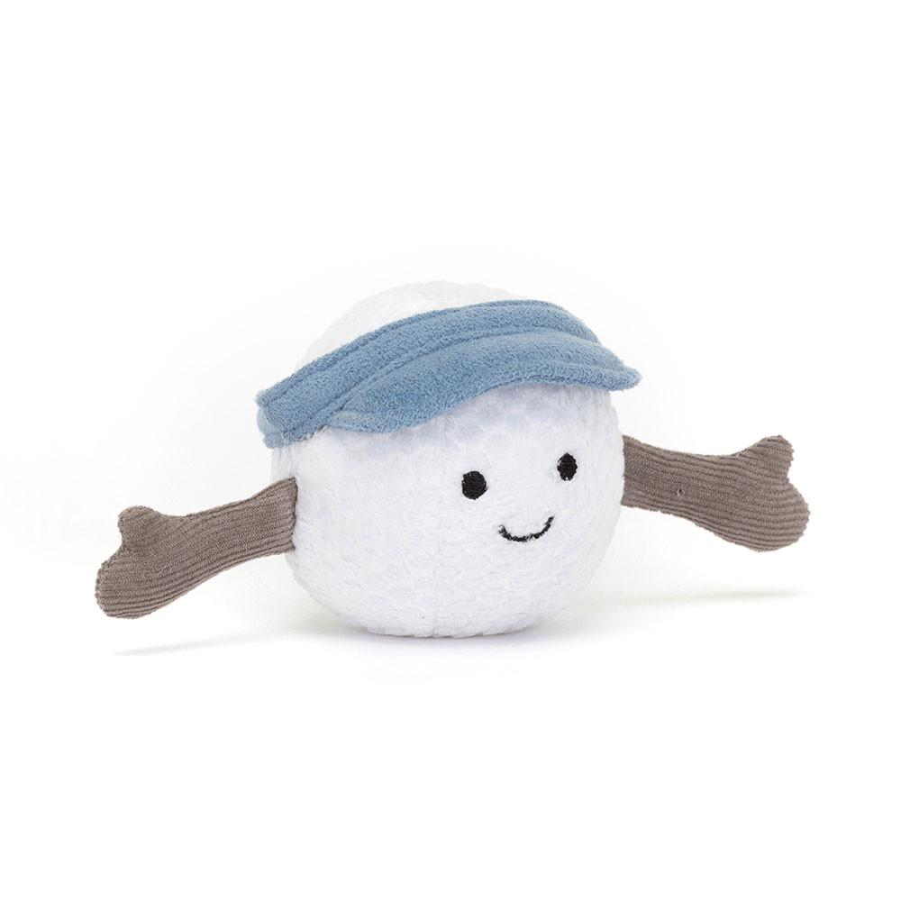 Sports Jellycat Peluche Amuseables Sports Golf Ball,6cm x 6cm x 6cm Blanche | 90546-OQDM