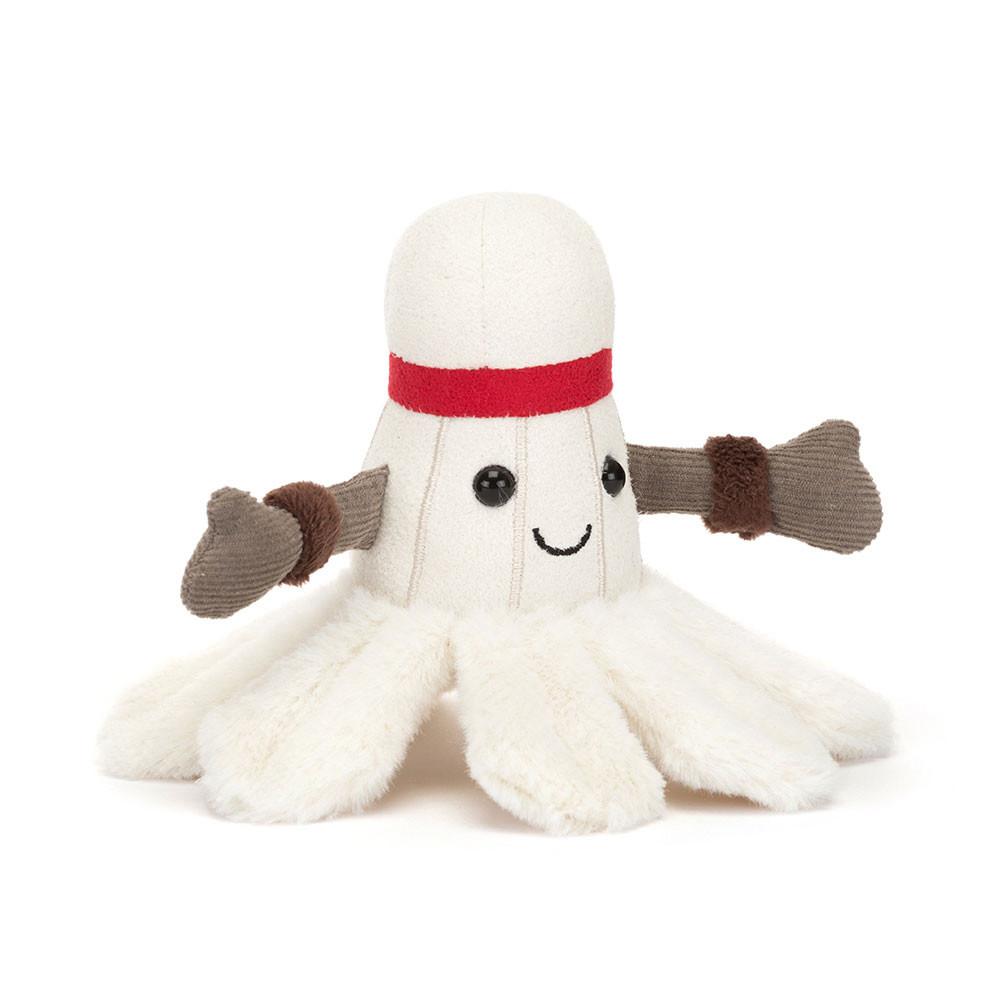 Sports Jellycat Peluche Amuseables Sports Badminton,12cm x 15cm x 14cm Blanche | 84297-ETHB