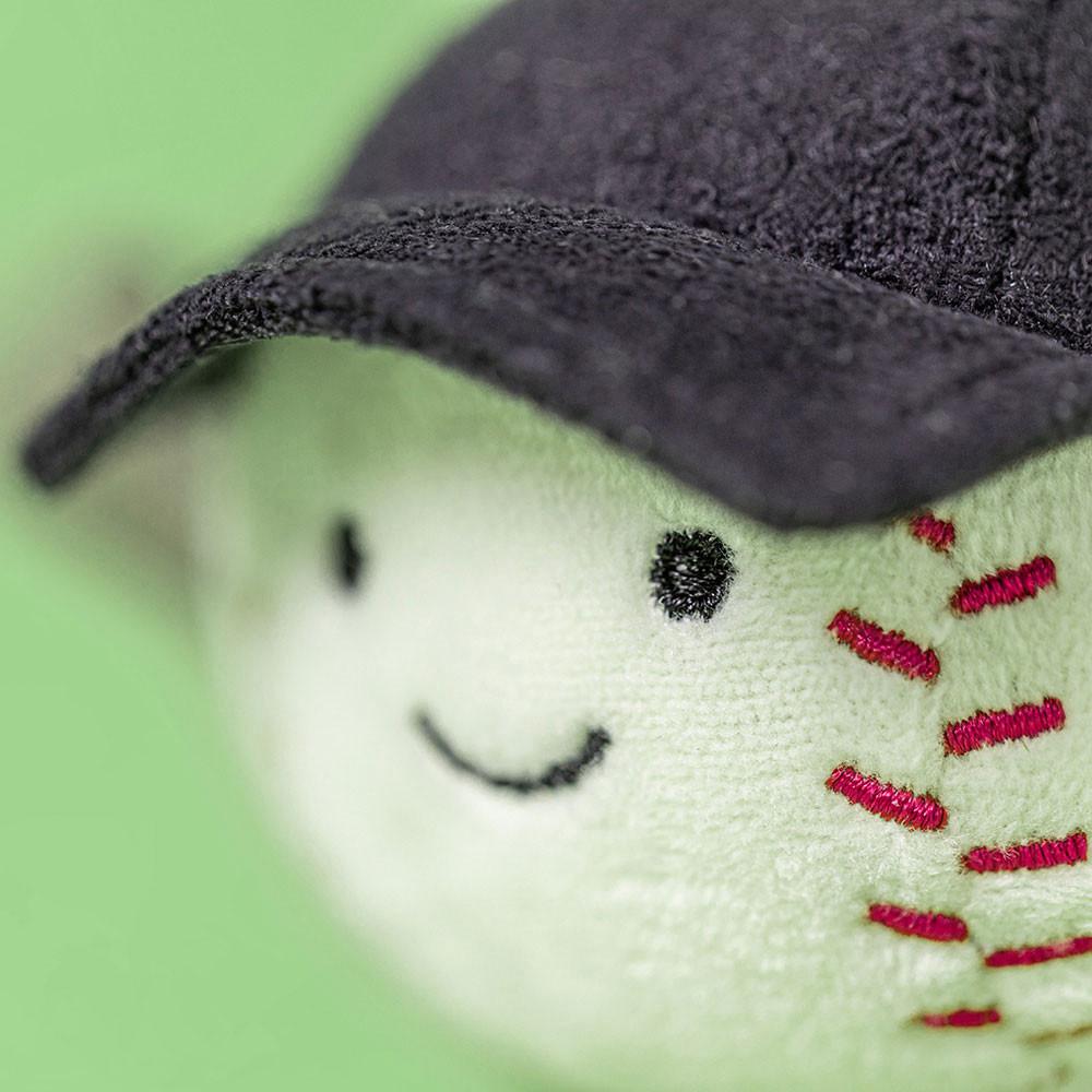 Sports Jellycat Peluche Amuseables Sports Baseball,12cm x 6cm x 6cm Blanche | 39810-HOPT