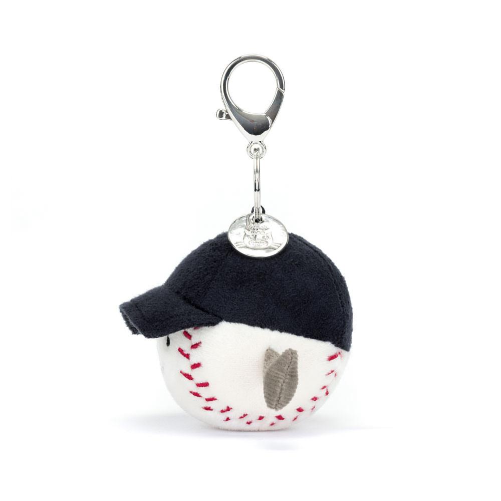 Sports Jellycat Peluche Amuseables Sports Baseball,12cm x 6cm x 6cm Blanche | 39810-HOPT