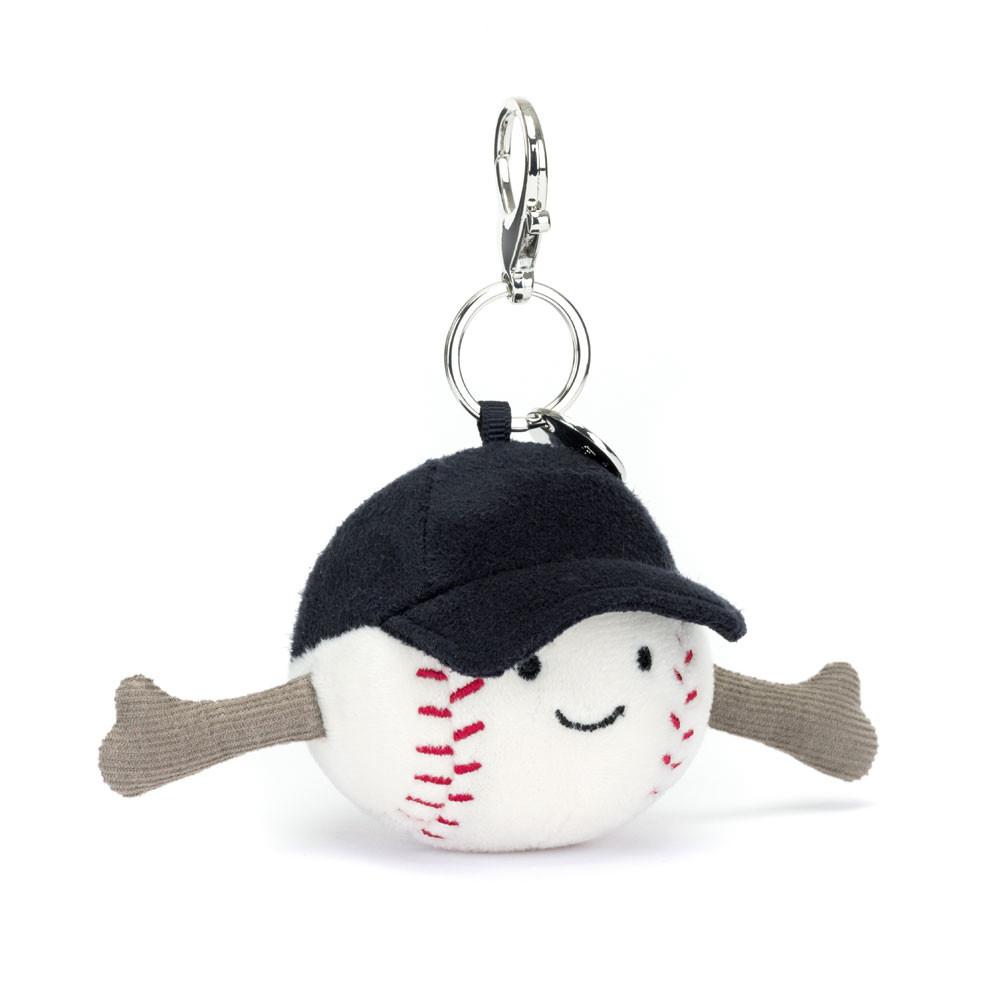 Sports Jellycat Peluche Amuseables Sports Baseball,12cm x 6cm x 6cm Blanche | 39810-HOPT