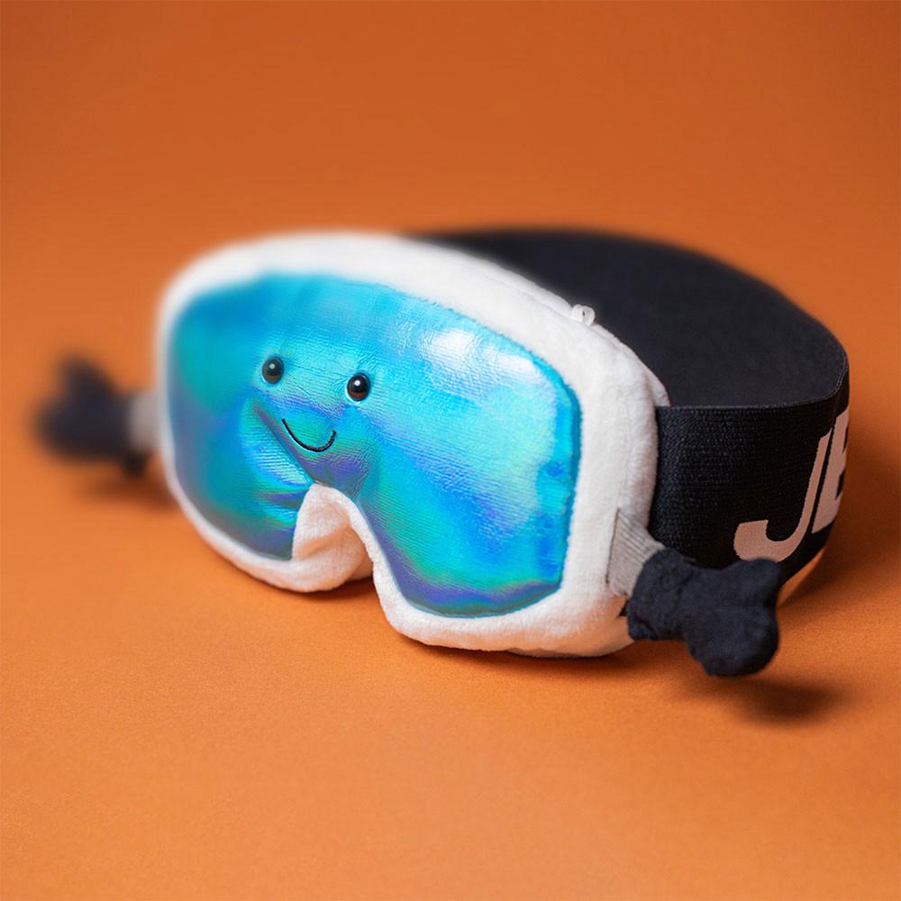 Sports Jellycat Peluche Amuseables Sports Ski Goggles,11cm x 17cm x 4cm Bleu | 60523-KOYZ