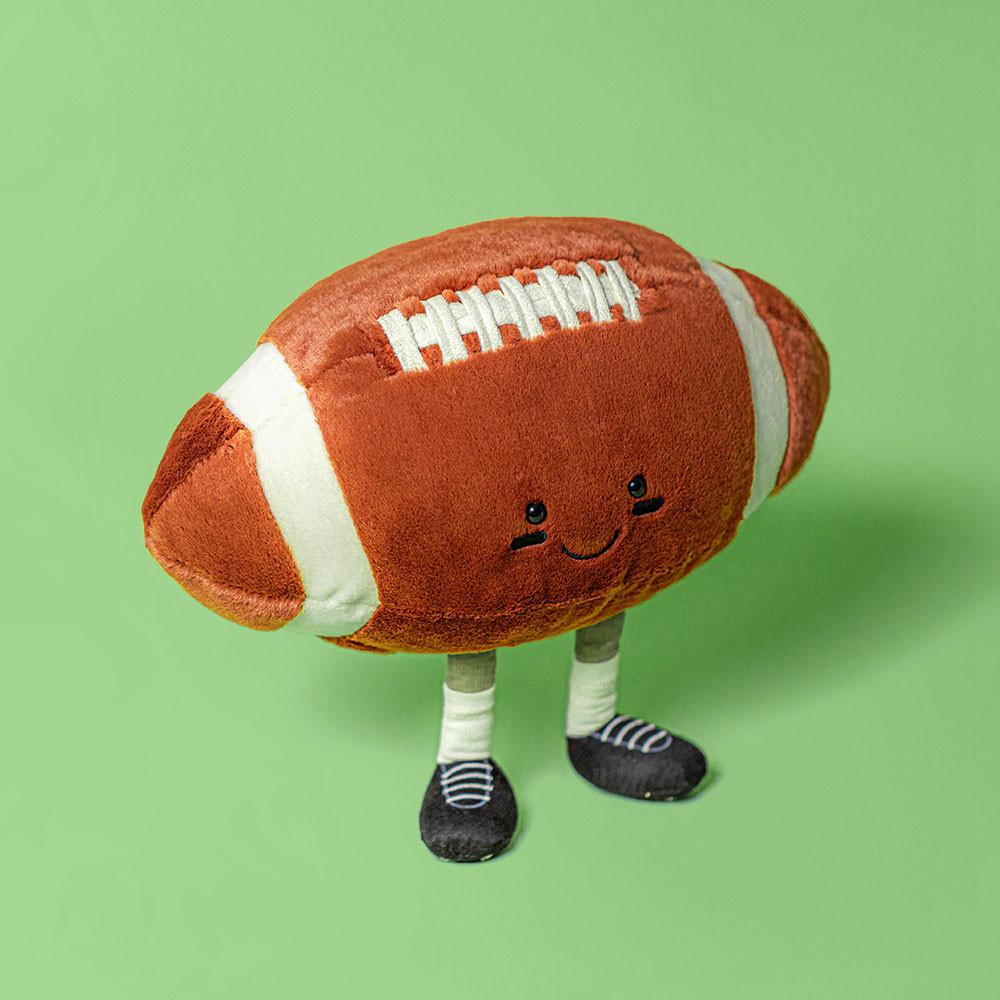 Sports Jellycat Peluche Amuseables Sports American Football,25cm x 28cm x 16cm Marron | 51073-OTDZ