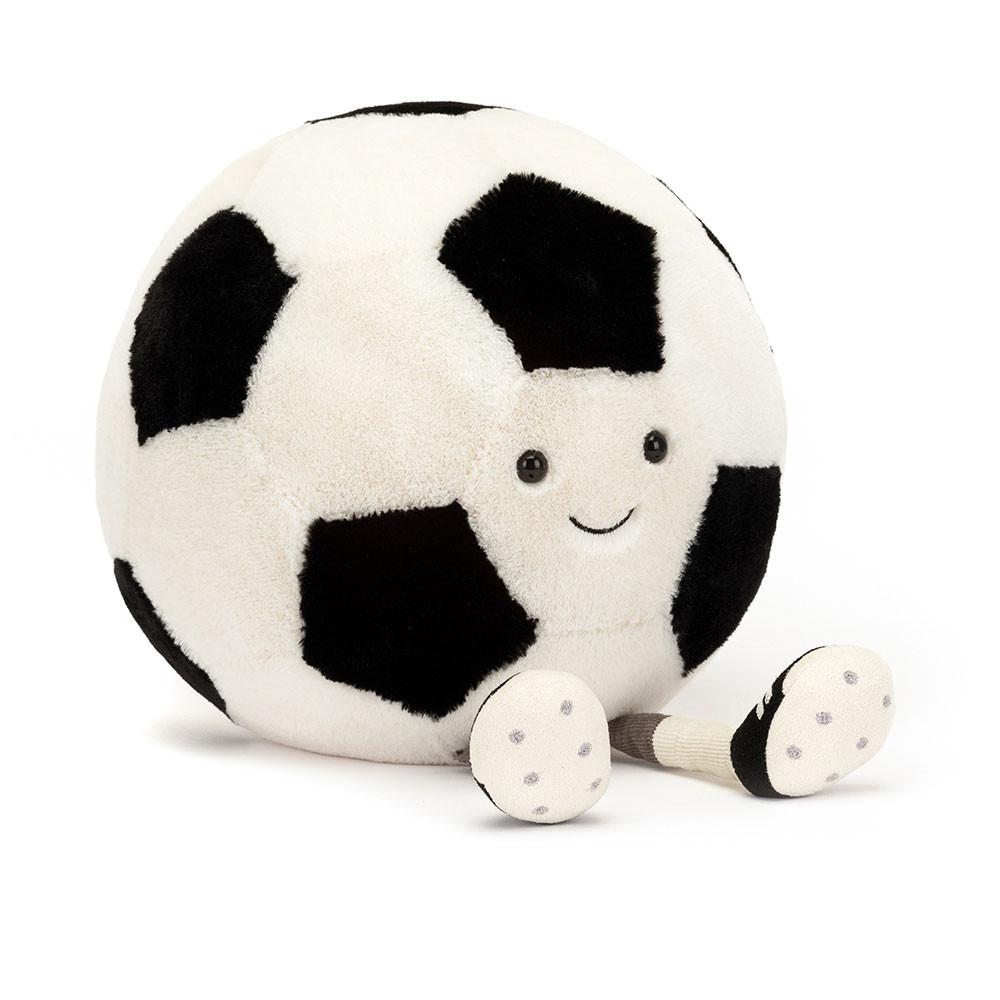 Sports Jellycat Peluche Amuseables Sports Football,31cm x 21cm x 21cm Blanche | 79034-YWBM