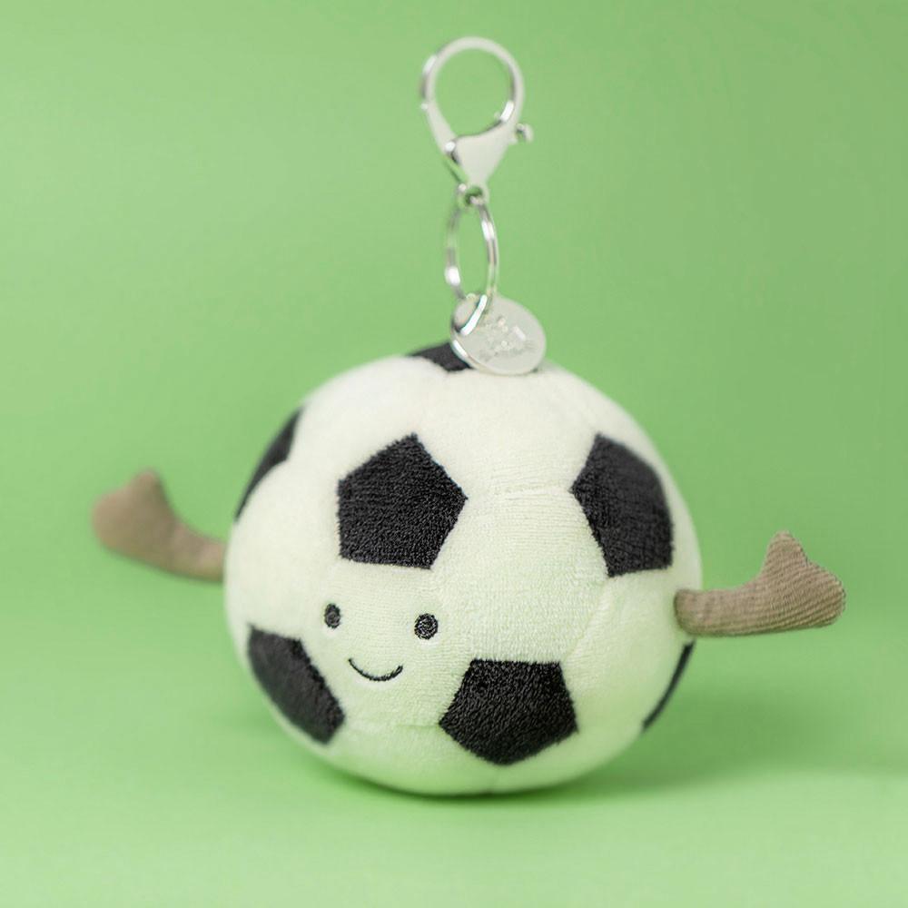 Sports Jellycat Peluche Amuseables Sports Football,16cm x 8cm x 6cm Blanche | 67190-MQGY