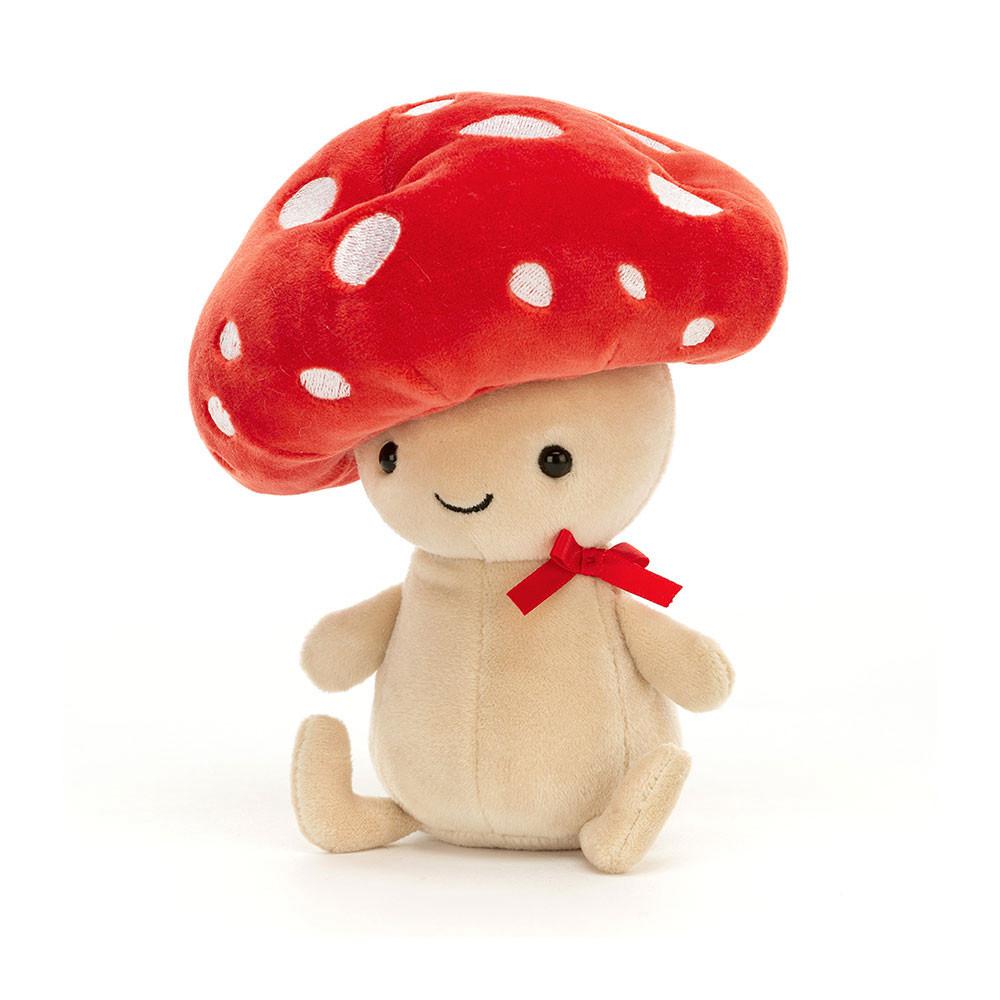 Woodland Jellycat Peluche Amuseables Fun-Guy Robbie,16cm x 8cm x 6cm Rouge | 30456-DVMO