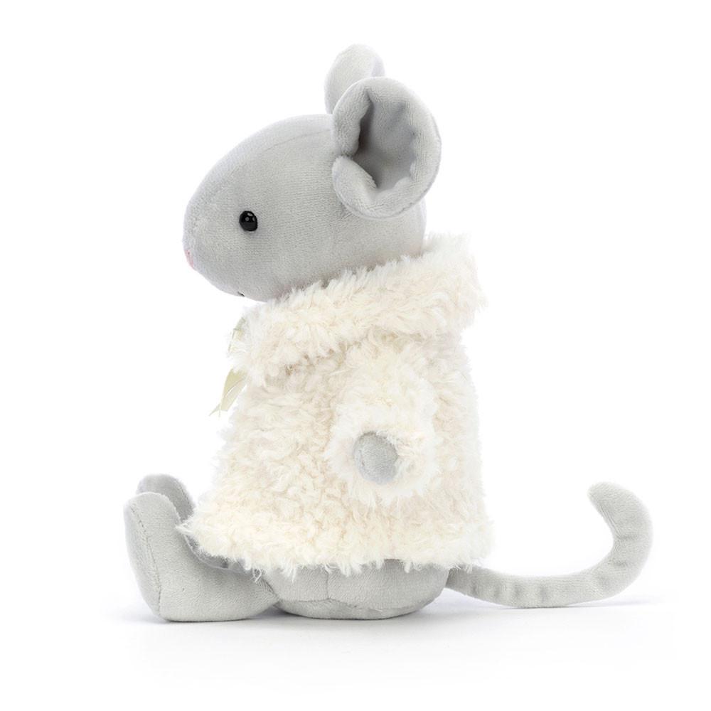 Woodland Jellycat Peluche Comfy Coat Mouse,18cm x 7cm x 6cm Grise | 85926-QARK